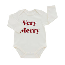 Load image into Gallery viewer, Emerson and Friends: Onesie - Very Merry L/S (Seasonal)
