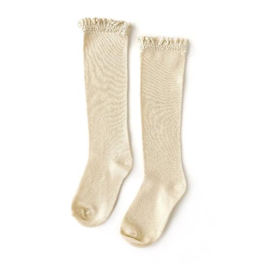 Little Stocking Co. Lace Top Knee Highs