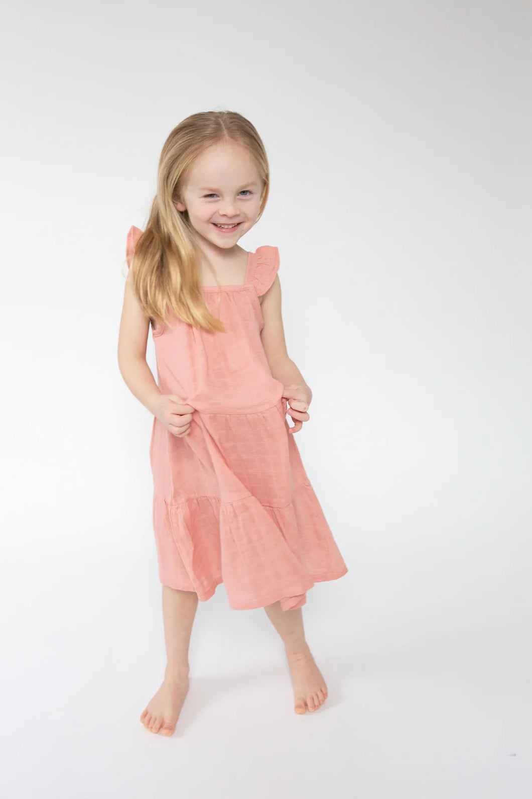 The Angel Dear Twirly Sundress and diaper cover from Magnolia & Oak: Abilene's Premier Children's clothing boutique. 
