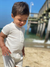 Load image into Gallery viewer, Me &amp; Henry: Henley Romper

