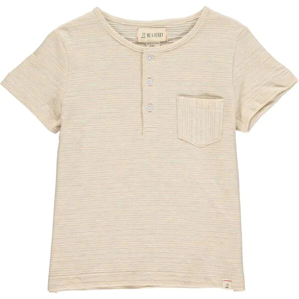 Me & Henry Dodge Henley Ribbed Tee