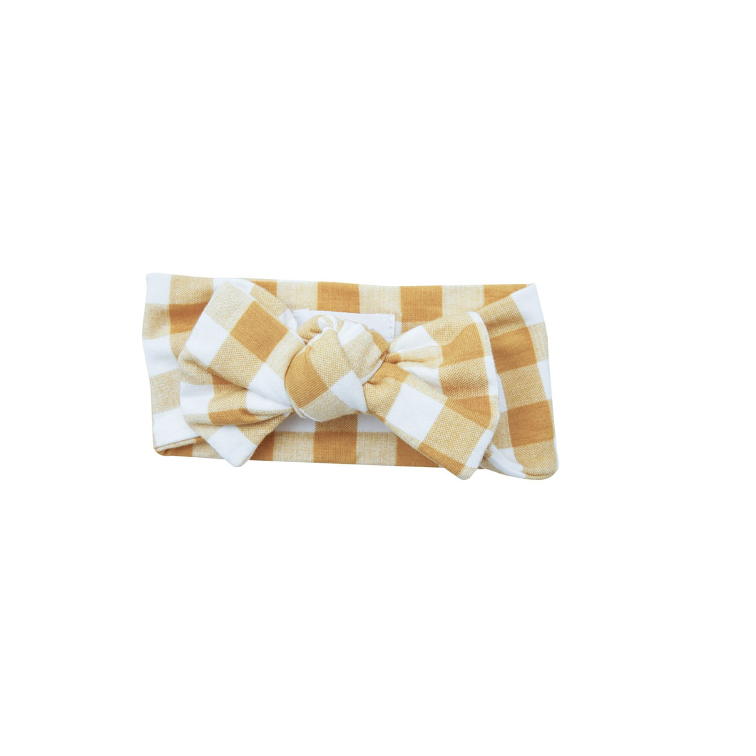 Angel Dear: Gingham Honey Headband
