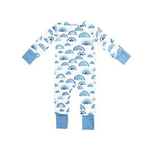 Load image into Gallery viewer, Angel Dear: Rise &amp; Shine Blue Romper

