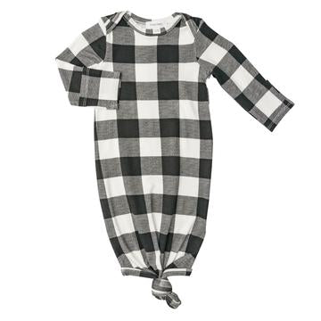 Angel Dear: Buffalo Check Gown