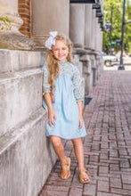 Load image into Gallery viewer, The Oaks Apparel: Courtney Blue Floral Dress
