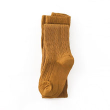 Load image into Gallery viewer, Little Stocking Co. Cable Knit Tights
