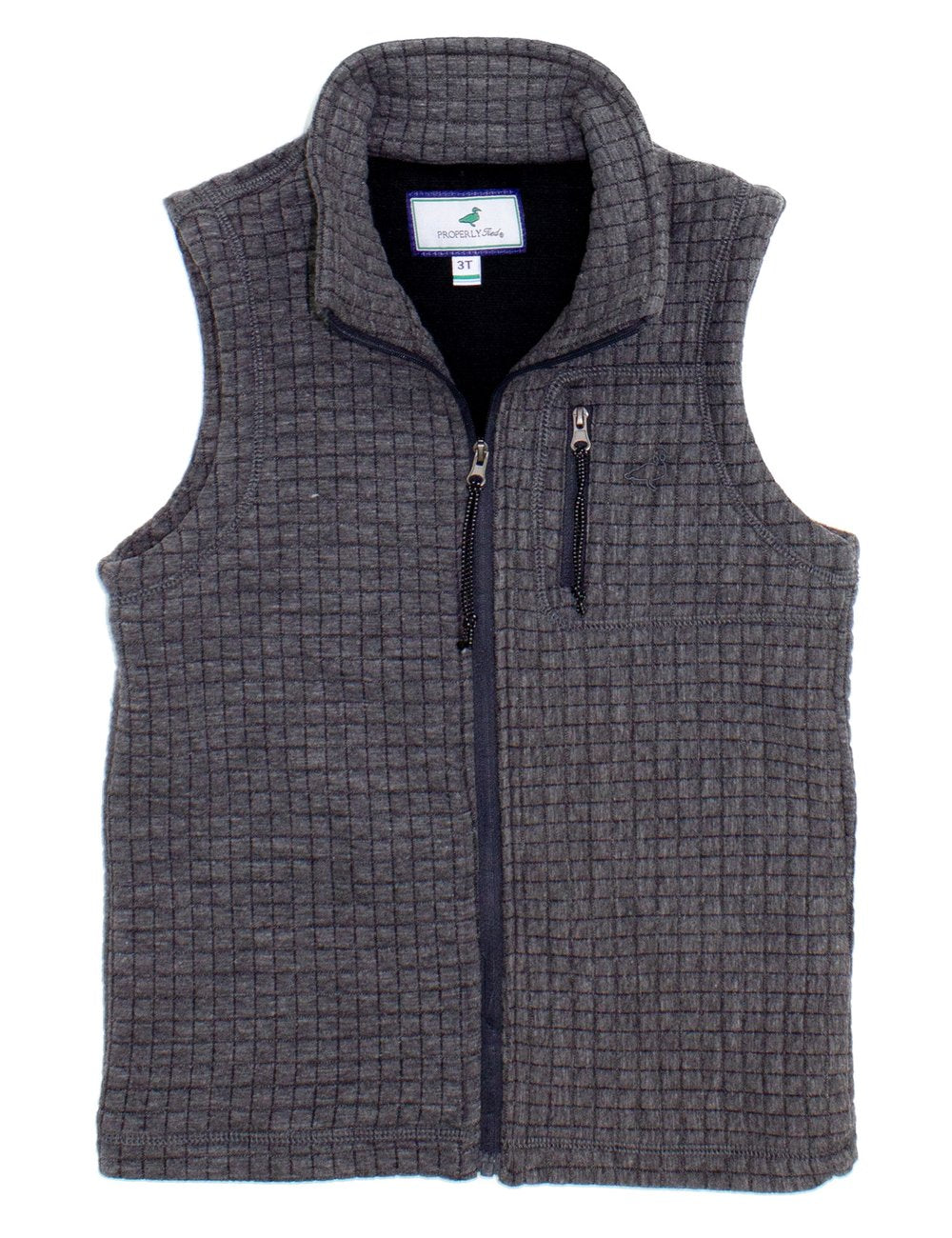 Properly Tied: Delta Vest Charcoal