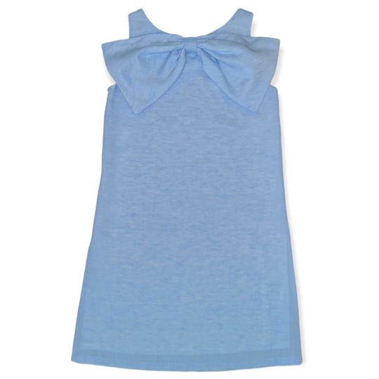 BB&Co: Bow Back Dress - Blufton Blue