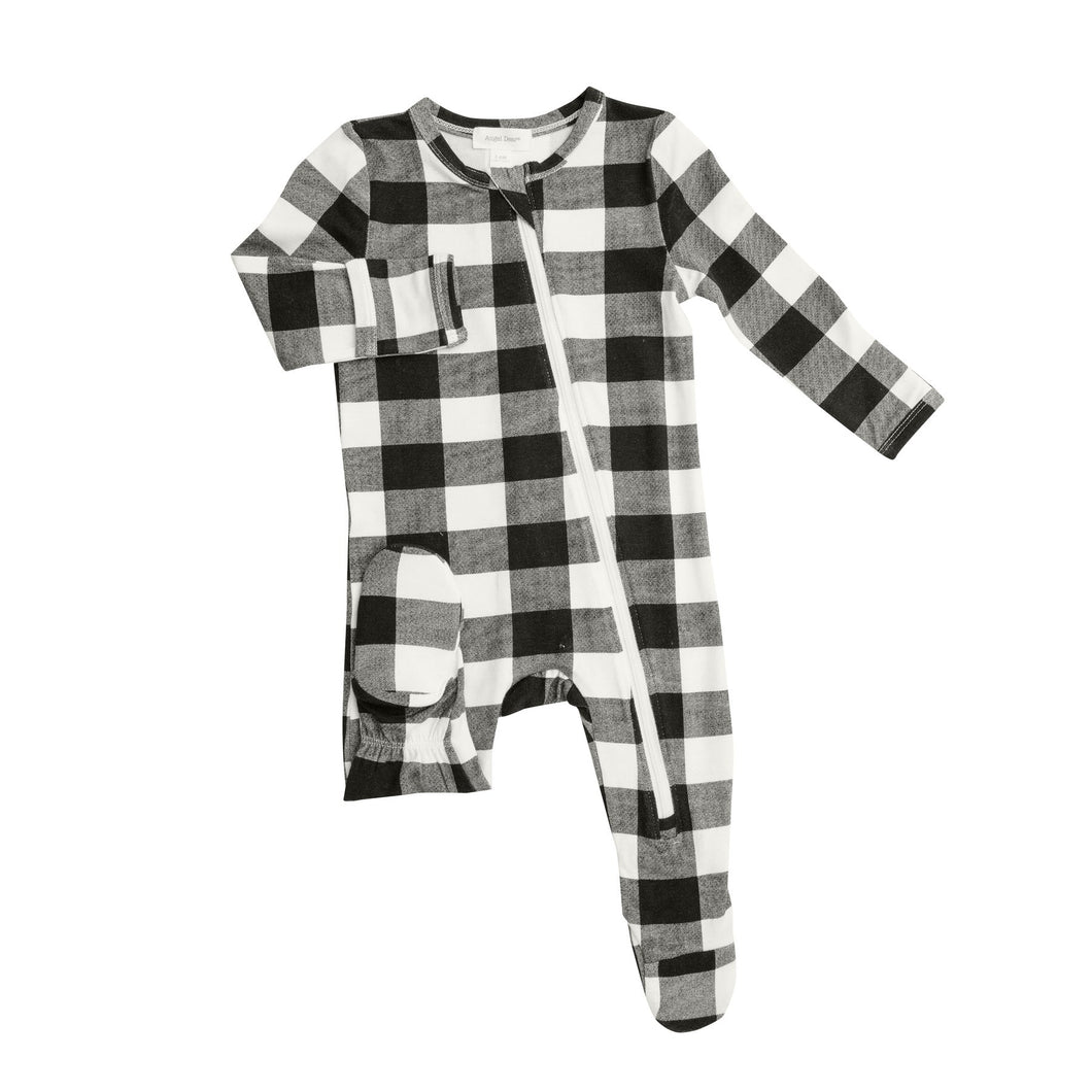 Angel Dear: Buffalo Check Footie
