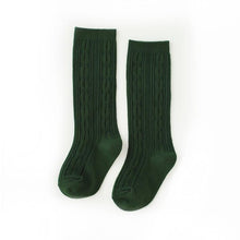 Load image into Gallery viewer, Little Stocking Co. Cable Knit Knee Highs

