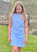 Load image into Gallery viewer, BB&amp;Co: Belle Dress - Blue Linen
