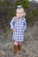 Load image into Gallery viewer, BlueQuail: Dress - Fall Plaid &amp; Khaki Long Sleeve (Ranch Collection)
