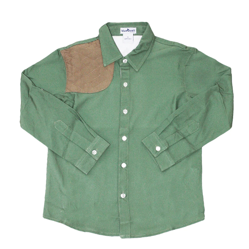 BlueQuail: SageGreen&Khaki LS