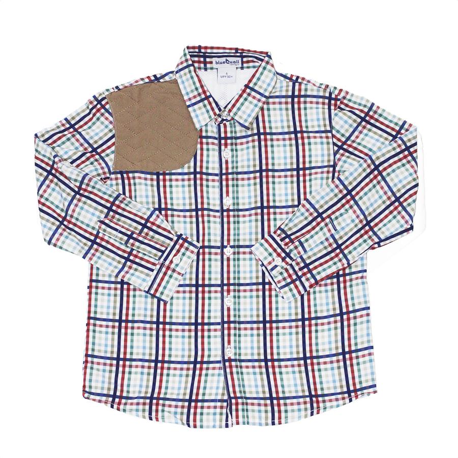 BlueQuail: Men's - Fall Plaid & Khaki LS Shirt