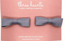 Load image into Gallery viewer, Three Hearts: Hair Bow - Hannah Leather: Clip
