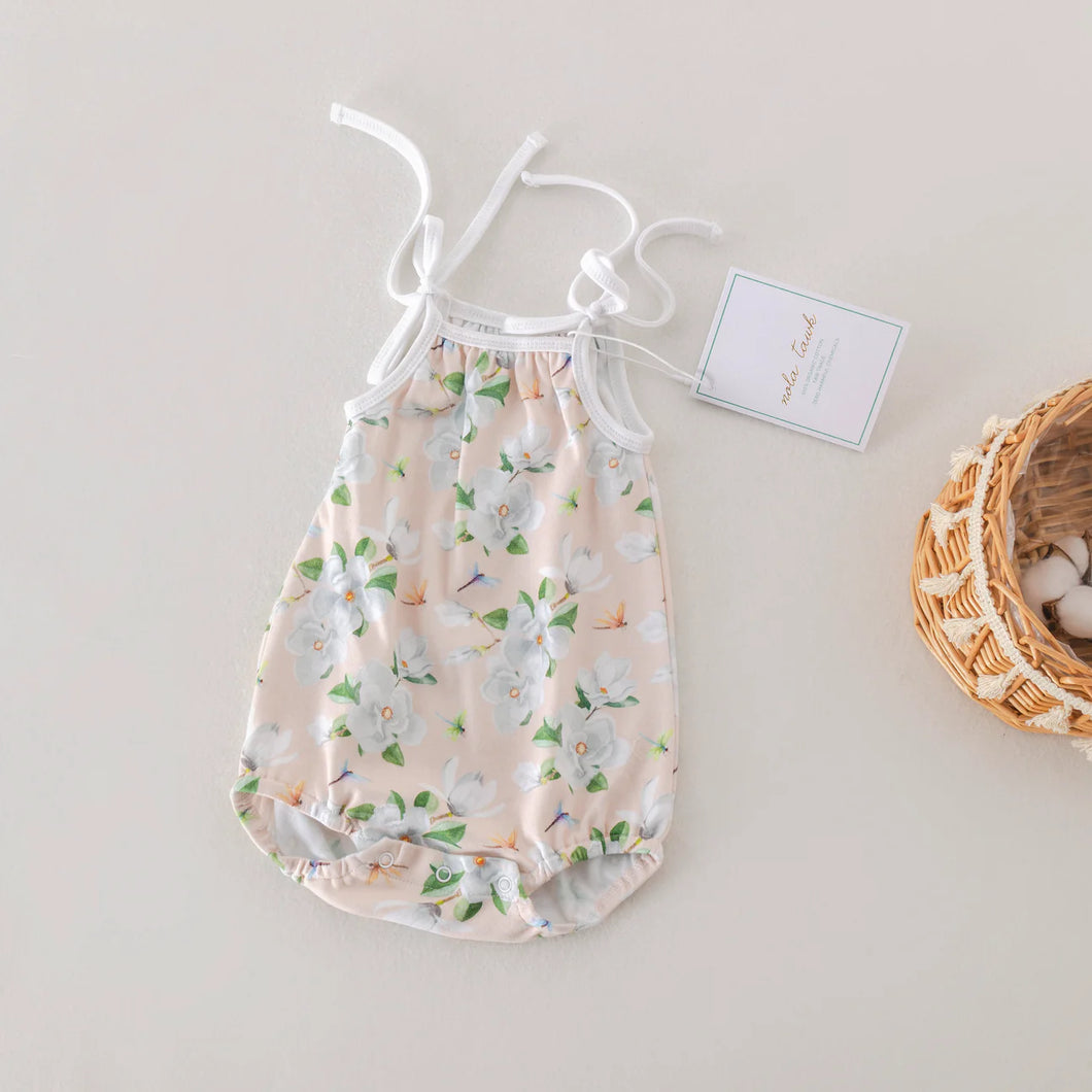 Nola Tawk: Pink Magnolia Onesie