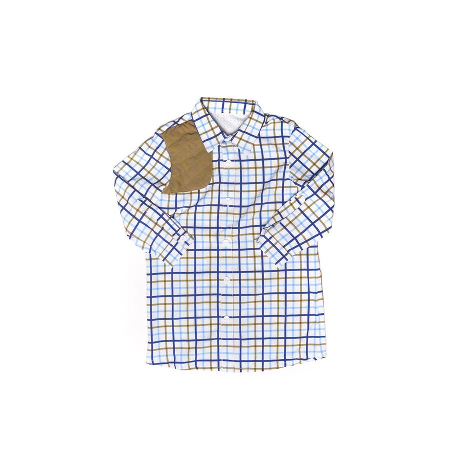 BlueQuail: Shirt - Fall Plaid & Khaki Long Sleeve (Ranch Collection)