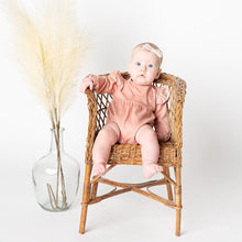 Load image into Gallery viewer, Emerson and Friends: Onesie - Dusty Rose Flutter L/S
