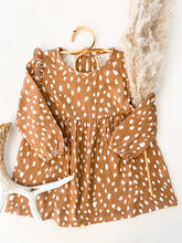 Load image into Gallery viewer, Velvet Fawn: Cora Dress - Fawn
