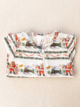 Load image into Gallery viewer, Velvet Fawn: Zipper PJs - Ticket, Please!
