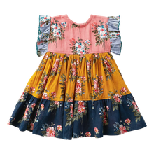 Load image into Gallery viewer, Pink Chicken: Kit Dress Mixed Franken Florals
