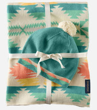 Load image into Gallery viewer, Pendleton Knit Baby Blanket w/ Beanie
