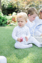 Load image into Gallery viewer, Lila + Hayes: Parker PJ - Egg Hunt Blue
