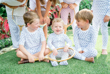 Load image into Gallery viewer, Lila + Hayes: Parker PJ - Tennis Love Blue
