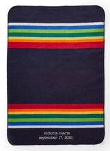 Load image into Gallery viewer, Pendleton: Knit Blanket Crater Lake Navy
