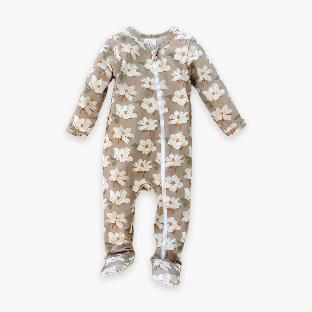 Velvet Fawn: Sweet Magnolia footed sleeper