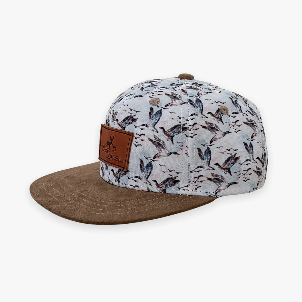 Velvet Fawn: Mallard Sky Flat Brim
