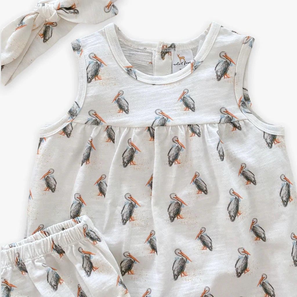 Velvet Fawn: Pelican Willow Dress set