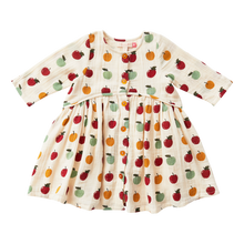 Load image into Gallery viewer, Pink Chicken: Fatima Dress Mixed Apples
