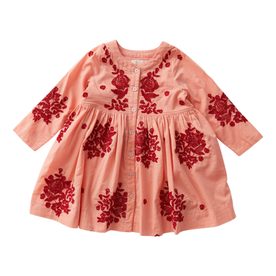 Pink Chicken: Jocelyn Dress Burnt Coral