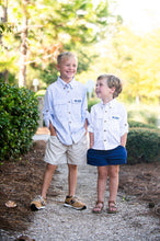Load image into Gallery viewer, Prodoh:  Marina Blue Stripe Fishing Shirt
