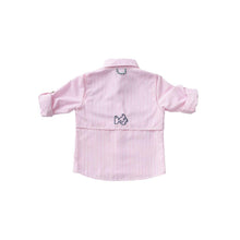 Load image into Gallery viewer, Prodoh: Girls Pink Stripe Fishing Shirt
