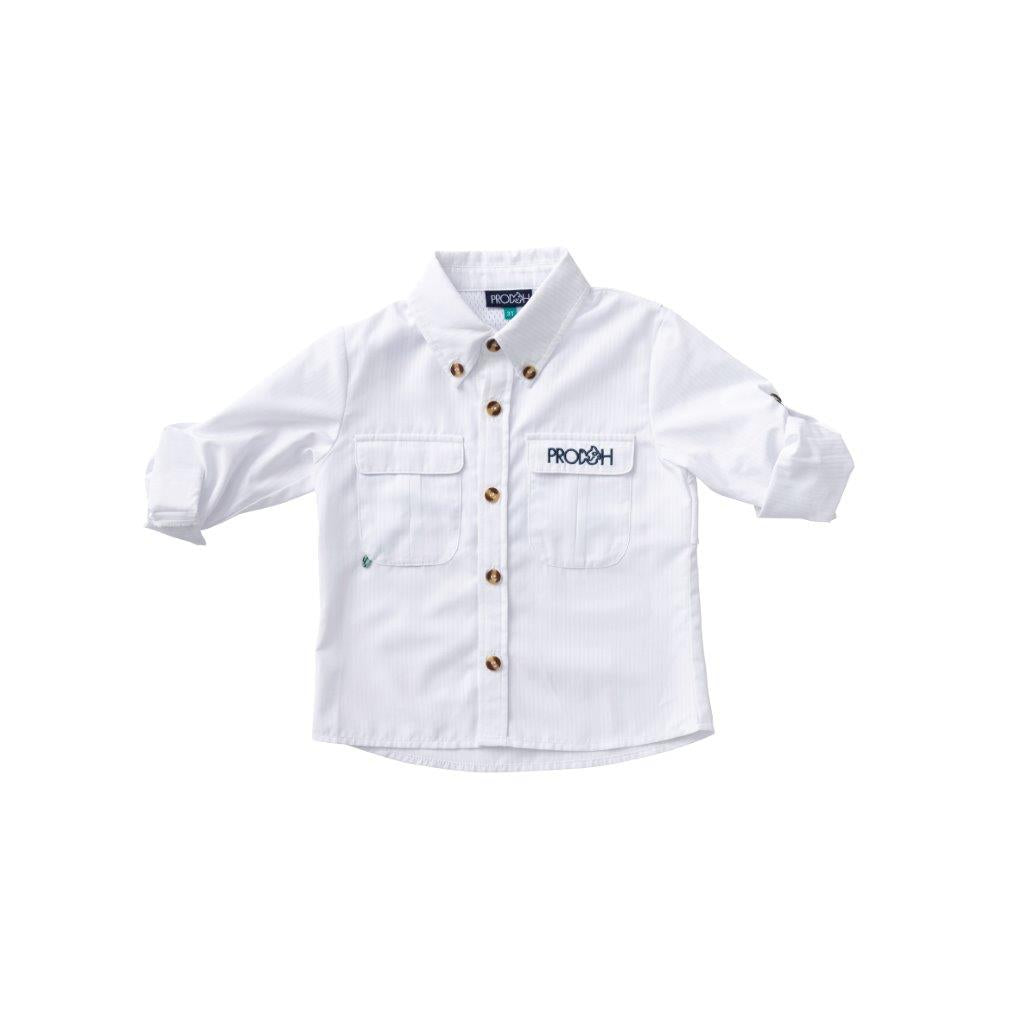 Prodoh: White Fishing Shirt