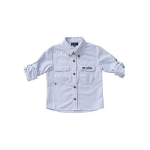 Load image into Gallery viewer, Prodoh:  Marina Blue Stripe Fishing Shirt
