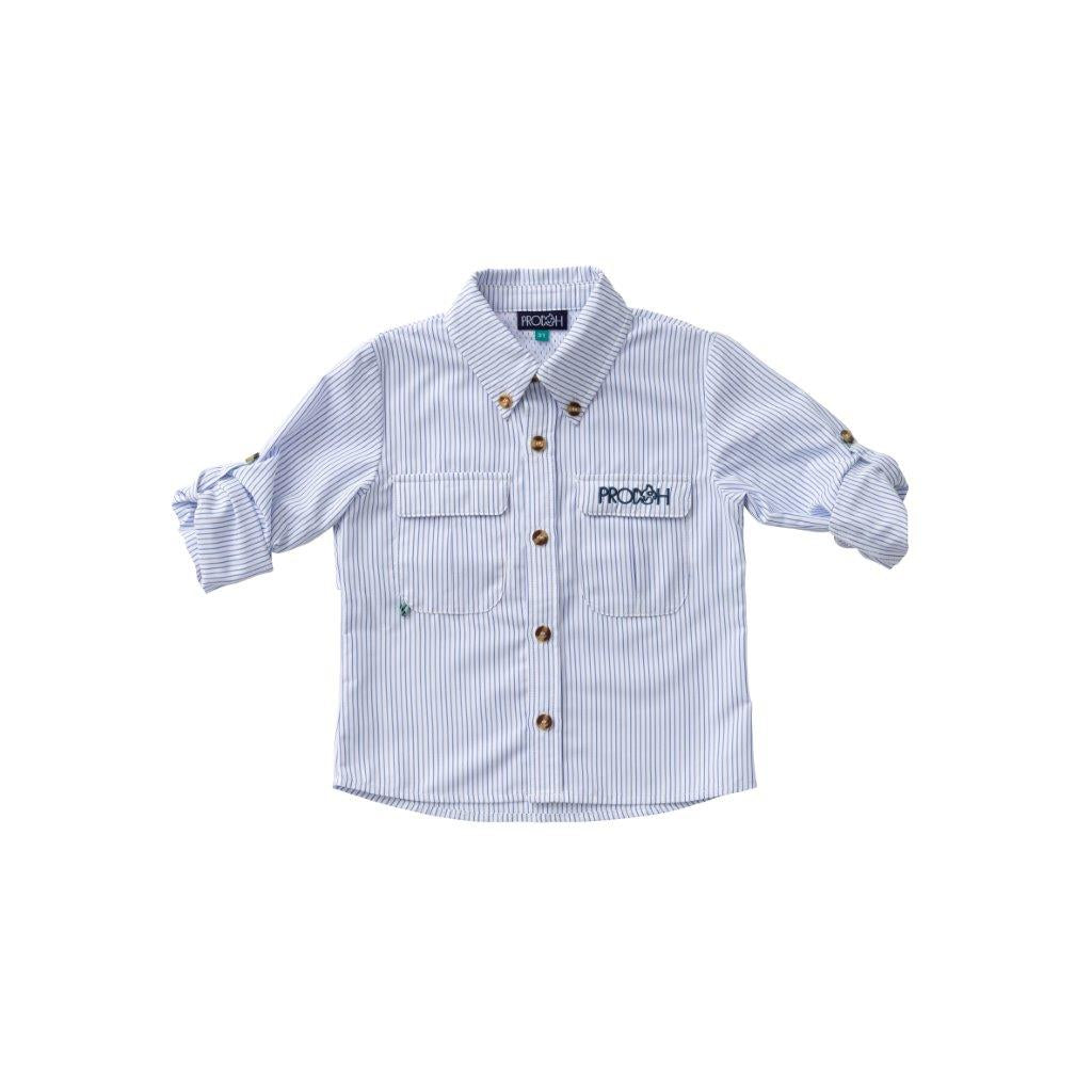 Prodoh:  Marina Blue Stripe Fishing Shirt