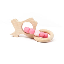 Load image into Gallery viewer, Three Hearts: Texas Rattle Teether
