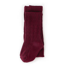 Load image into Gallery viewer, Little Stocking Co. Cable Knit Tights
