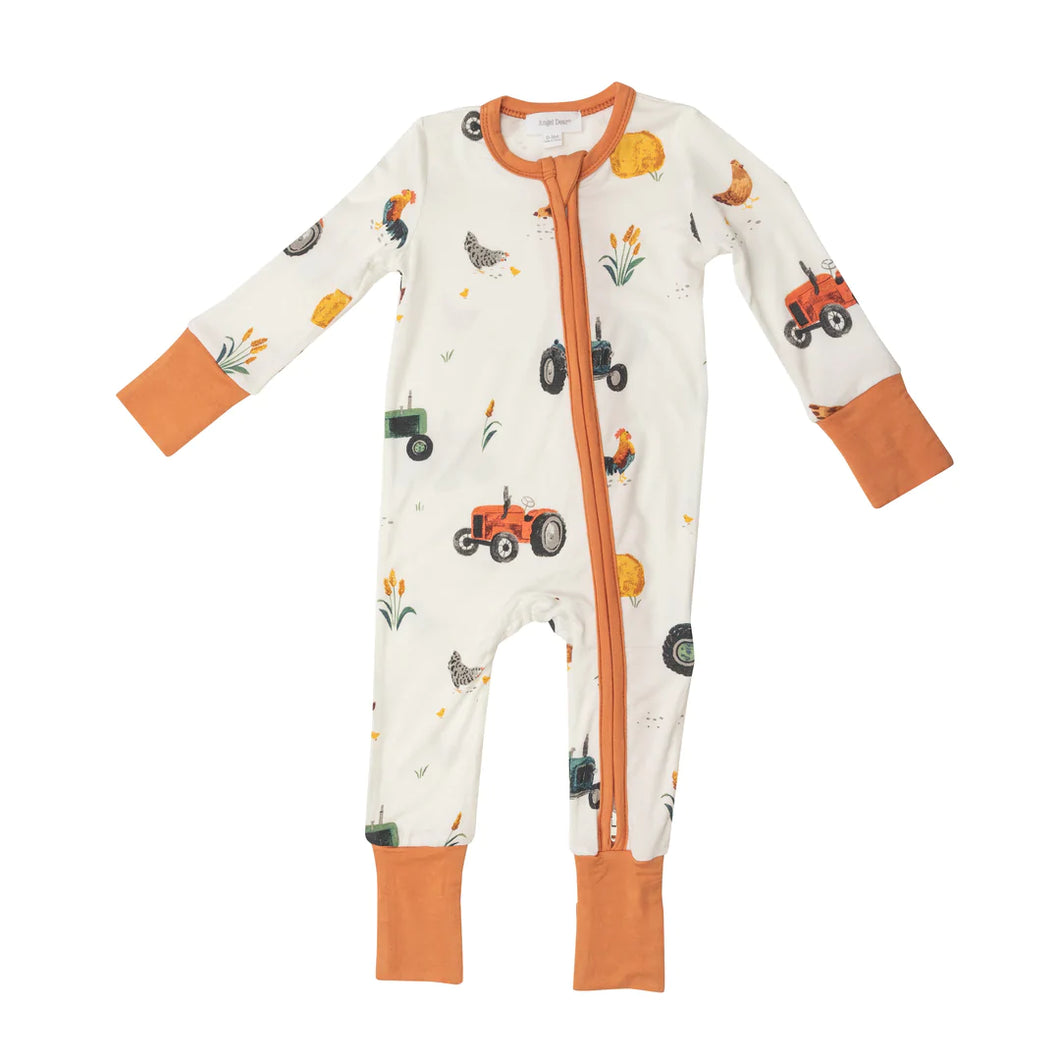 Angel Dear: Tractors Romper