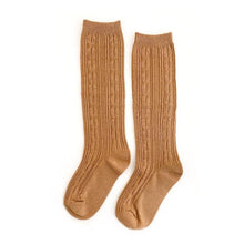 Load image into Gallery viewer, Little Stocking Co. Cable Knit Knee Highs
