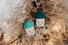 Load image into Gallery viewer, Three Hearts: Teether - Cactus/Succulent: Silicone
