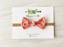 Load image into Gallery viewer, Macie &amp; Me: Mini Bow with Headband

