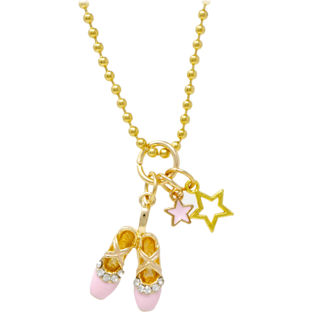 Zomi Gems: Ballet Slippers Necklace