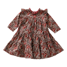 Load image into Gallery viewer, Pink Chicken: Kalani Dress Chocolate Vine
