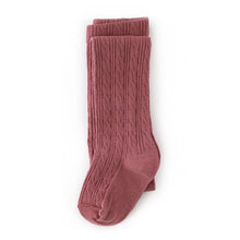 Load image into Gallery viewer, Little Stocking Co. Cable Knit Tights
