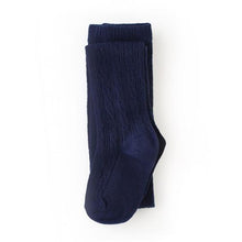 Load image into Gallery viewer, Little Stocking Co. Cable Knit Tights
