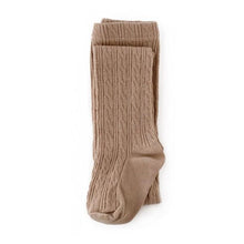 Load image into Gallery viewer, Little Stocking Co. Cable Knit Tights
